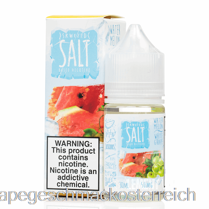 Eiswassermelone, Weiße Traube – Skwezed-Salze – 30 Ml, 50 Mg Vape-Geschmack